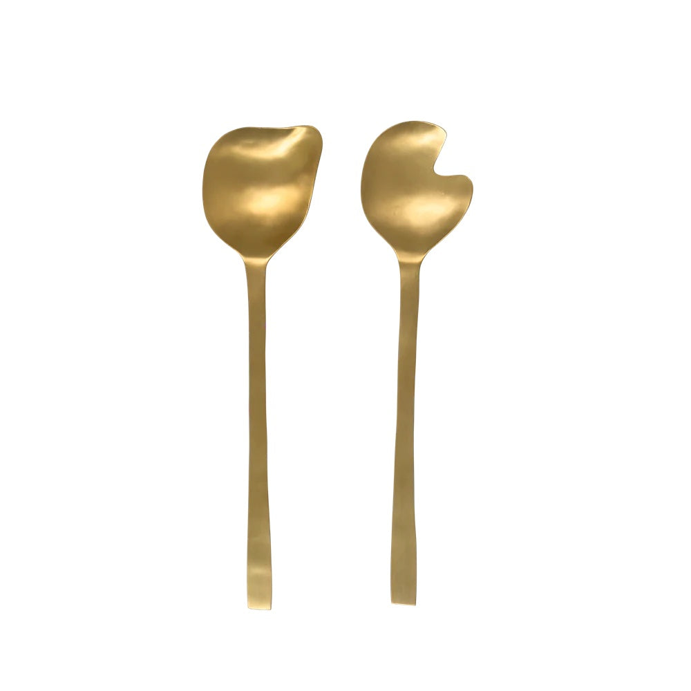 Gold Salad Servers