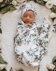 Eucalypt Jersey Wrap & Beanie Set