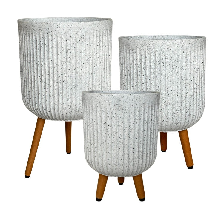Arezzo Tripod Planter White