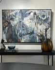 Bronwyn's original paintings are energetic, complex and vibrant. She creates highly unique pieces that will make a statement in any home or workspace.
Her unique style results in artworks that are richly layered incorporating her own dialogue of mark making.