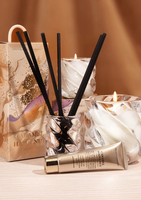 Festive Candle Caramel hazelnut