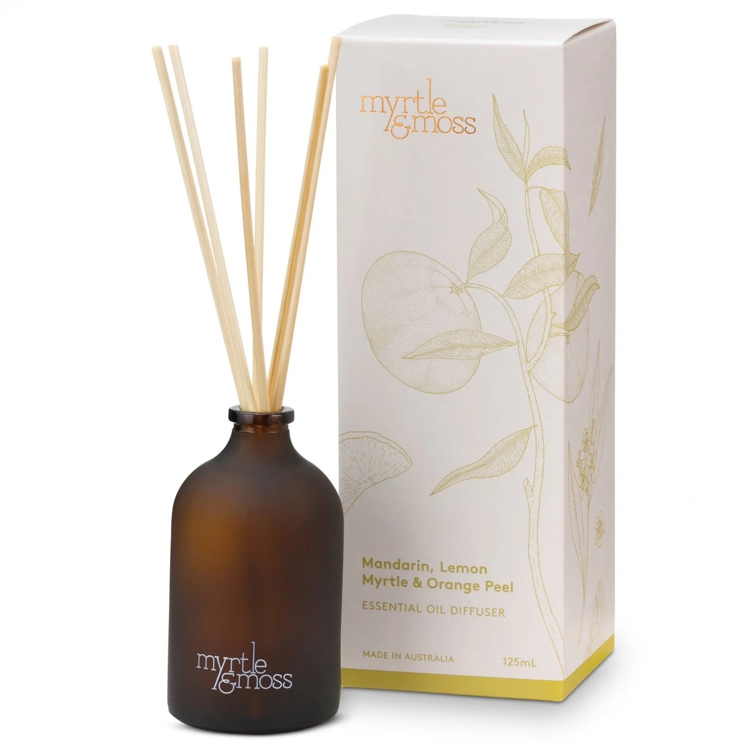 Myrtle & Moss Essential Oil Diffuser Citrus 125ml