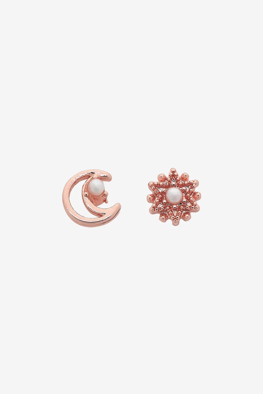 Petite Sailor Earrings Rose Gold