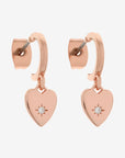Hestia Huggie Rose Gold