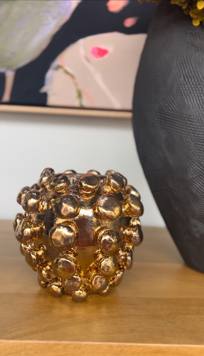 Juyeon Ceramic Gold vase