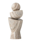 The Lazise Deco is a handmade marble artwork with its stable base and carefully balanced shapes creating an artistic yet subdued expression.