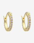 Piccola hoop earrings with diamonds