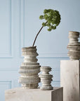 Handmade and glazed, it features unique details that make it a special and eye-catching decorative piece.