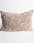 The Ritchi Cushion combines three harmonious yarn colours—soft clay, midnight, and off-white—woven into a richly textured slub weave. Very textural. 40x60cm