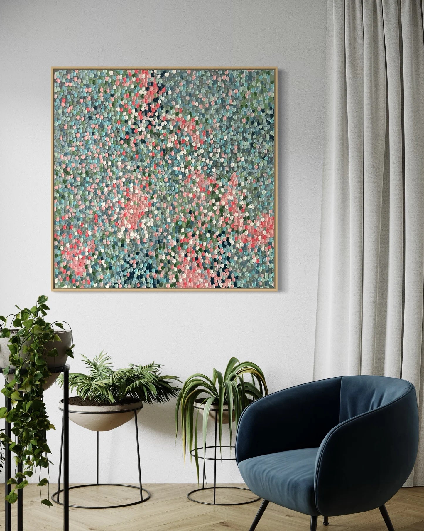 Part of Sabi Klein's new "Wildflowers" series, this is a statement painting which will bring the beauty of nature into your home. Featuring loads of texture and intricate details.