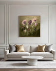 Original artwork by vanessa Ferrigi. A contemporary floral abstract.