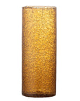 The Zenta Vase is a good size that makes it useful for many types of bouquets. Besides being practical, the vase's beautiful color will be a lovely colorful addition to any decor. textured with bubble detail.