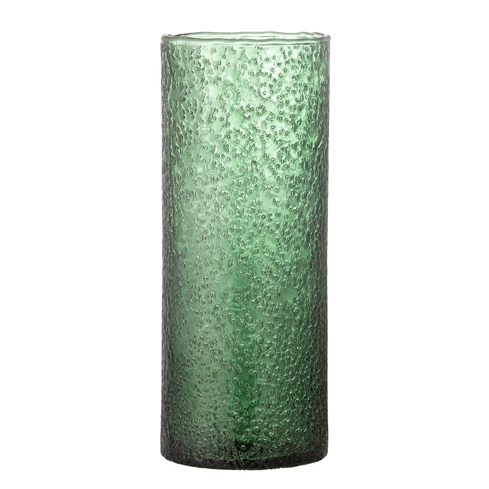 The Zenta Vase by Bloomingville has a good size that makes it useful for many types of bouquets. Besides being practical, the vase's beautiful color will be a lovely colorful addition to any decor. Green Colour