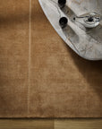 bastian rug in hazelnut tone.