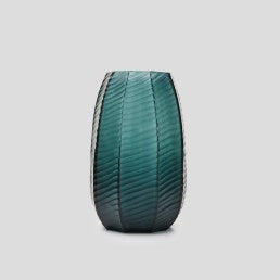 Lotus Vase Petrol