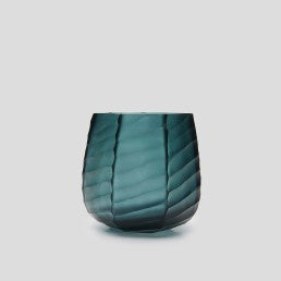 Lotus vase Petrol