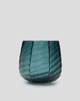 Lotus vase Petrol