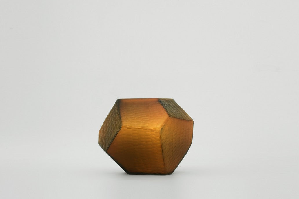 Bezel vase Amber Small