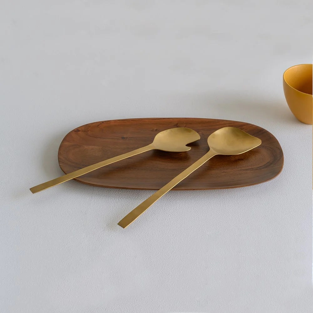 Brass Salad Servers
