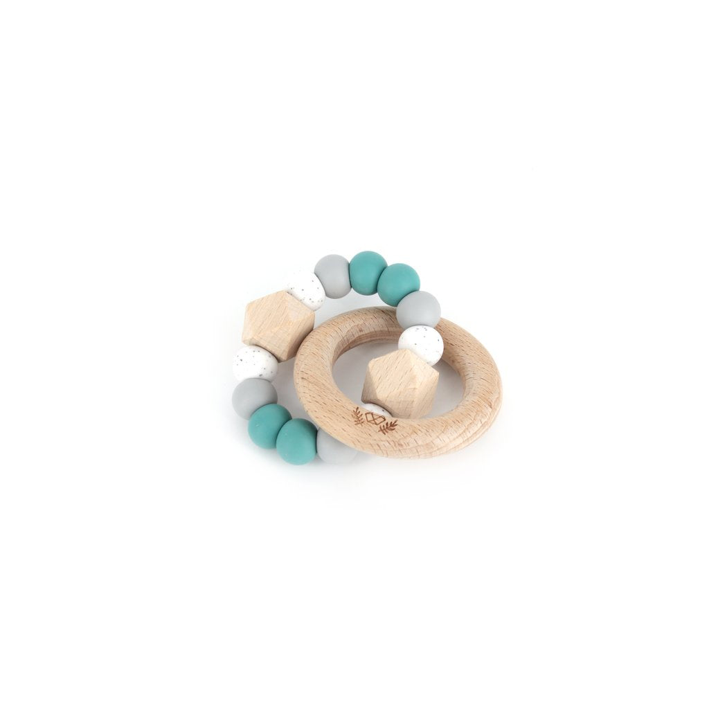 Hexx Rattle Duck Egg Blue