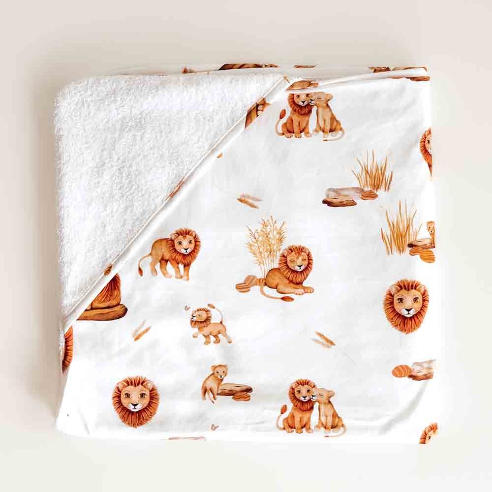 Lion Hooded Towel
