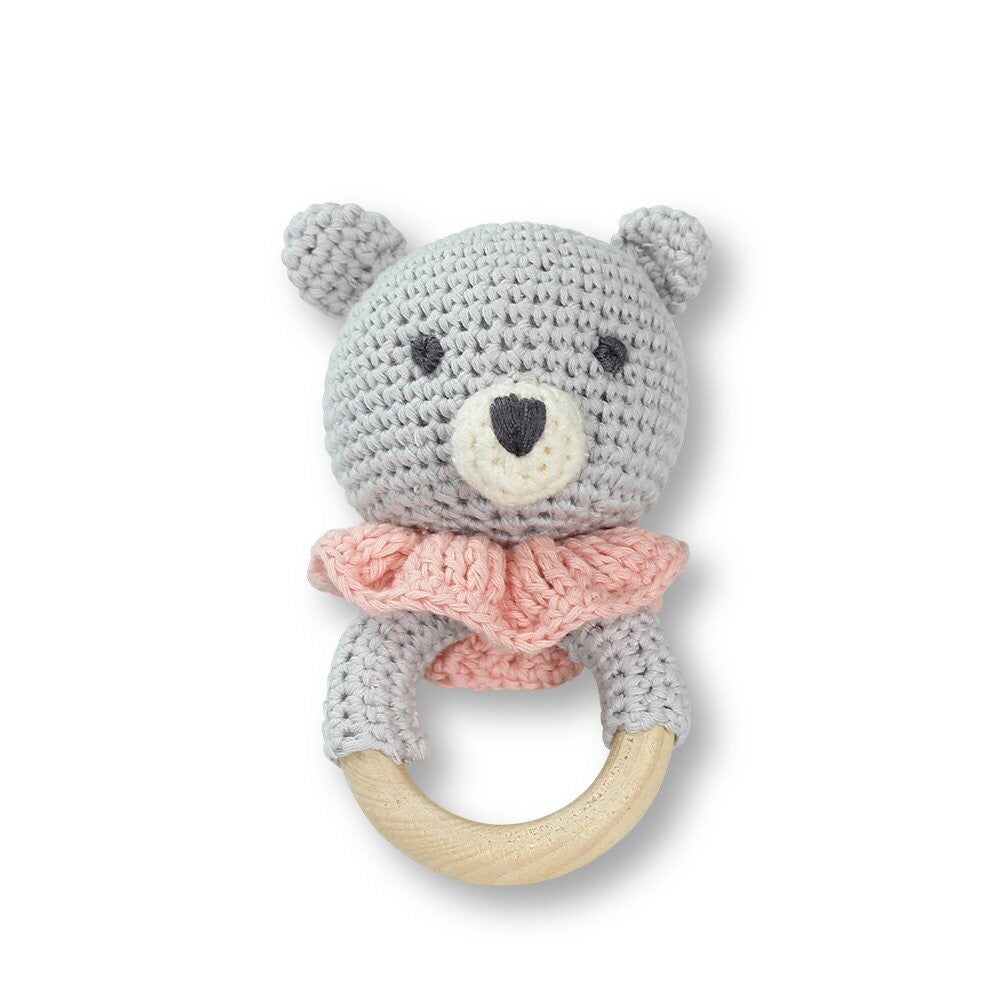 Dlux Teddy teether rattle