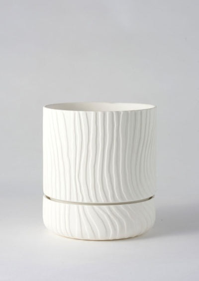 Abstract Relief Plant Pot