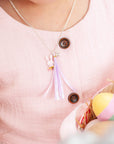 Lauren Hinkley Petite Fleur Bun Bun Necklace