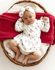 Ladybug Long Sleeve dress 0-3 months