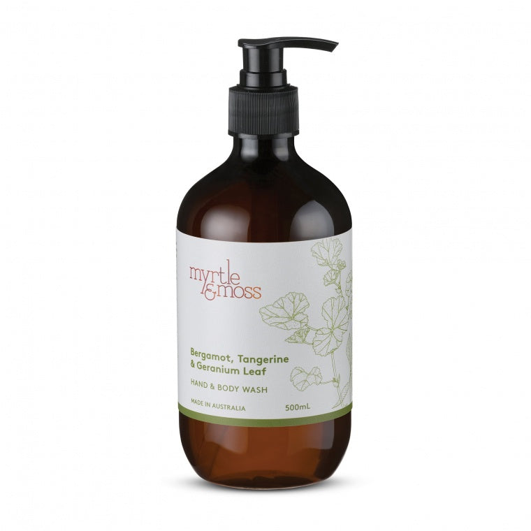 Myrtle & Moss Hand and Body wash Bergamot