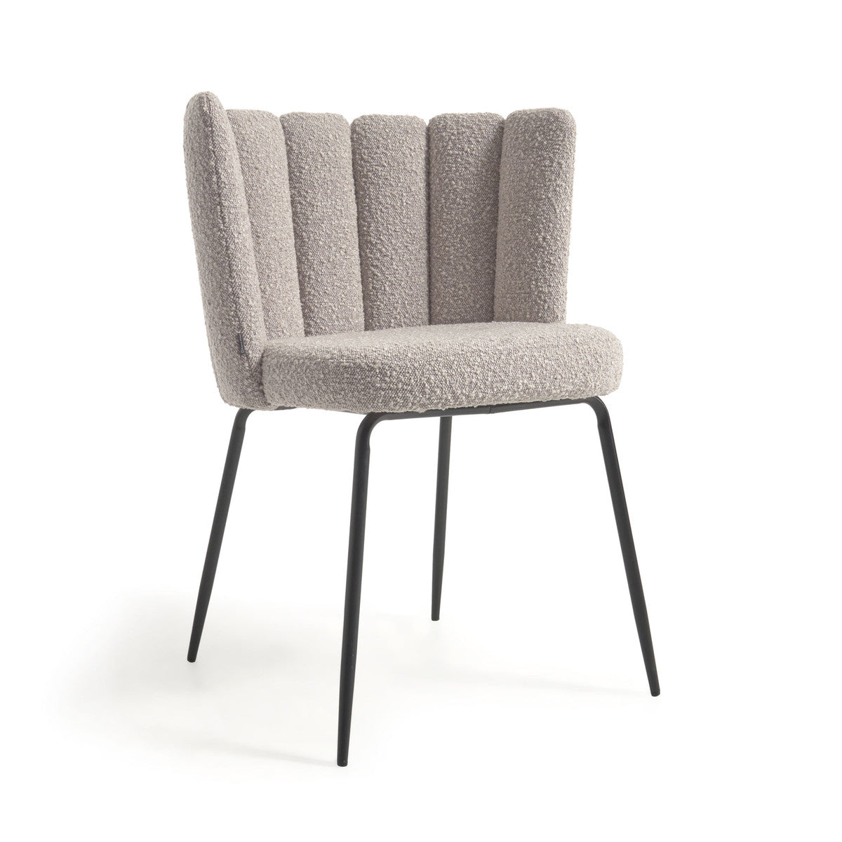 Boucle dining chair