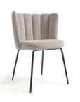 Boucle dining chair