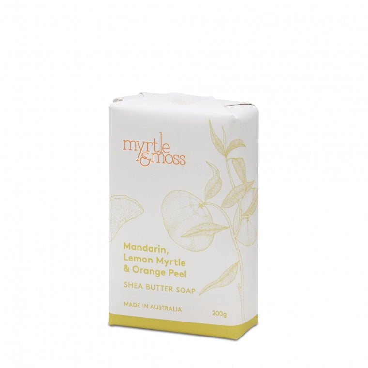 Myrtle &amp; Moss Shea Butter Soap Citrus