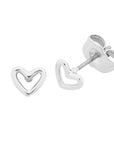 Petite Heart Earrings