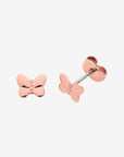 Liberte Petite flutter earrings rose gold