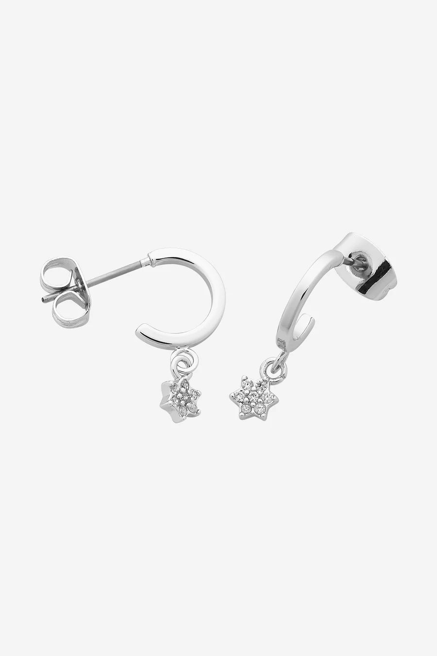 Liberte Glow Huggie Silver