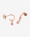 Liberte Glow Huggie rose gold