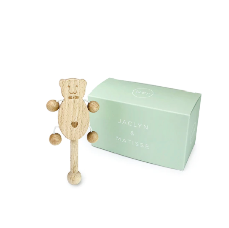 Jaclyn & Matisse Betty the Bear Rattle
