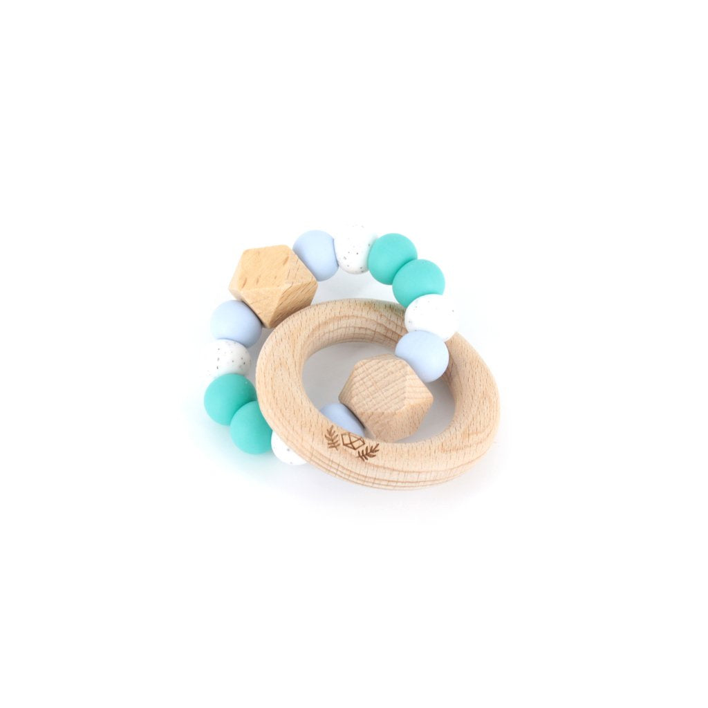 Llui Hexx rattle Aquamarine