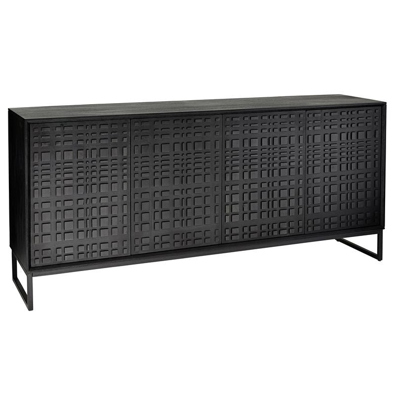 Ingot Black wood sideboard