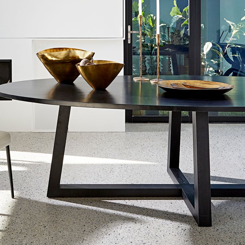 Finbar Black Ash Dining Table