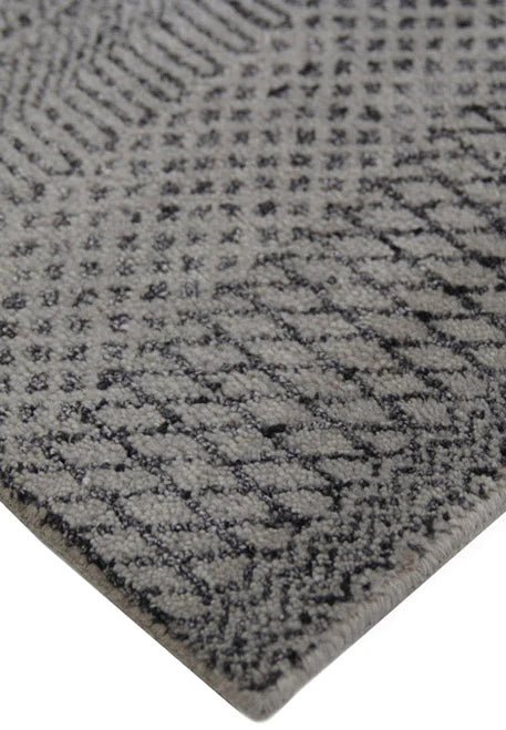 Hamilton Rug Silver Charcoal