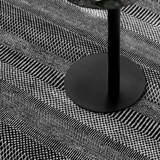 Hamilton Rug Black Silver