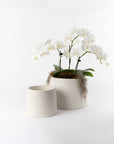 Suki Pot Etched White