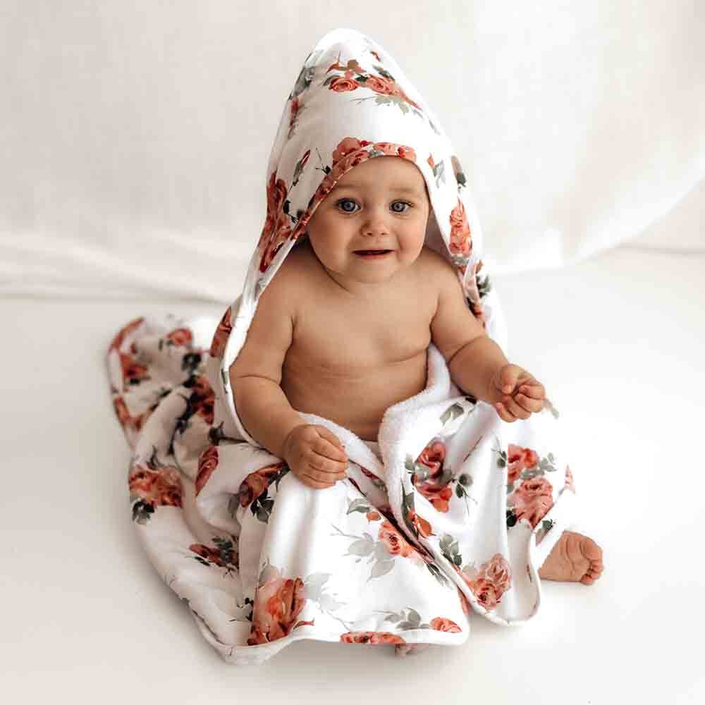 Rosebud Hooded Towel