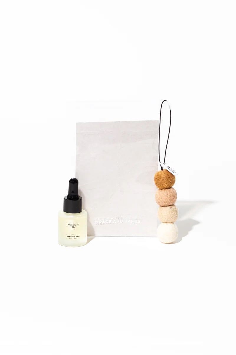 hanging felt balls with fragrance for home car. or office
