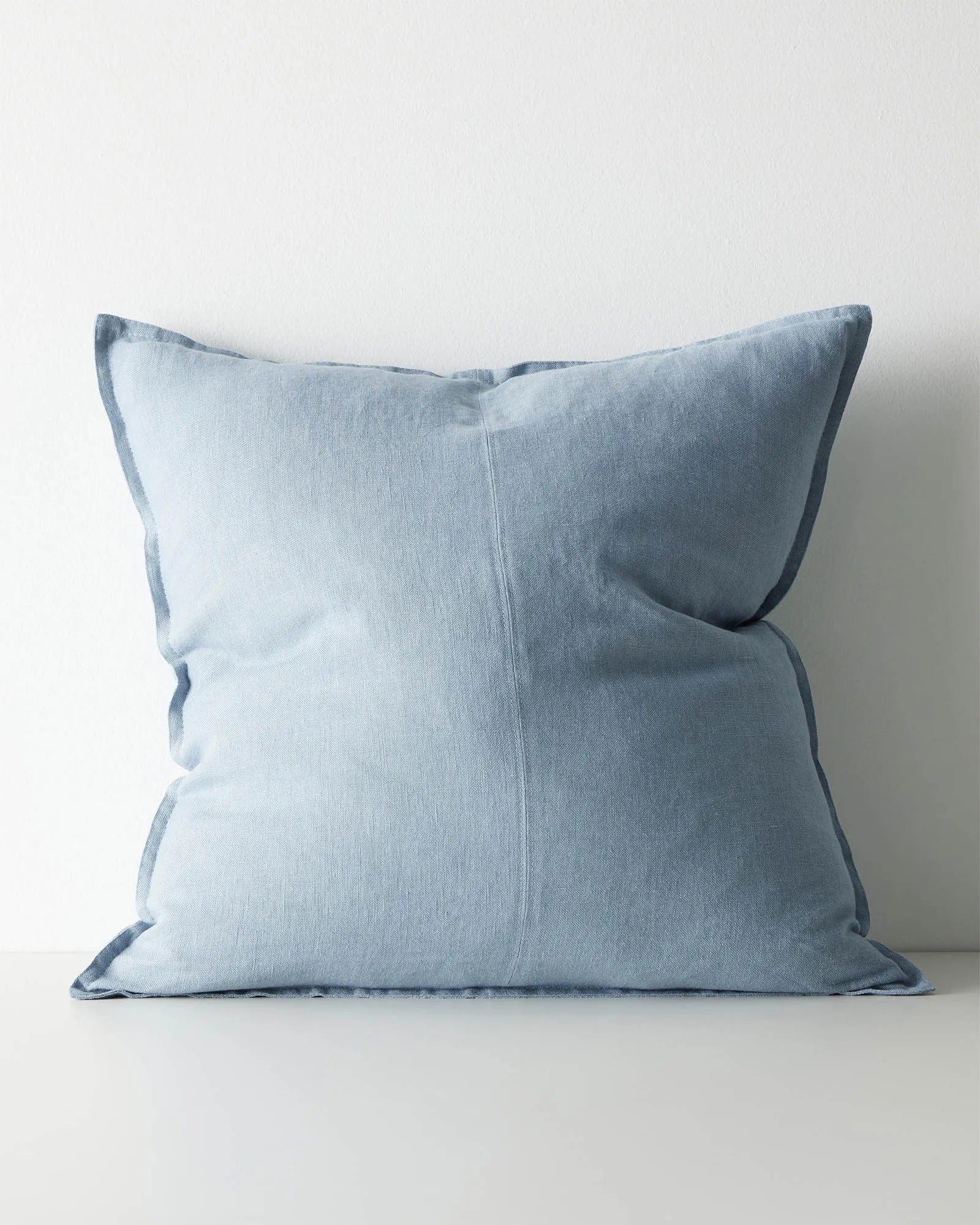 Light Blue linen cushion.  