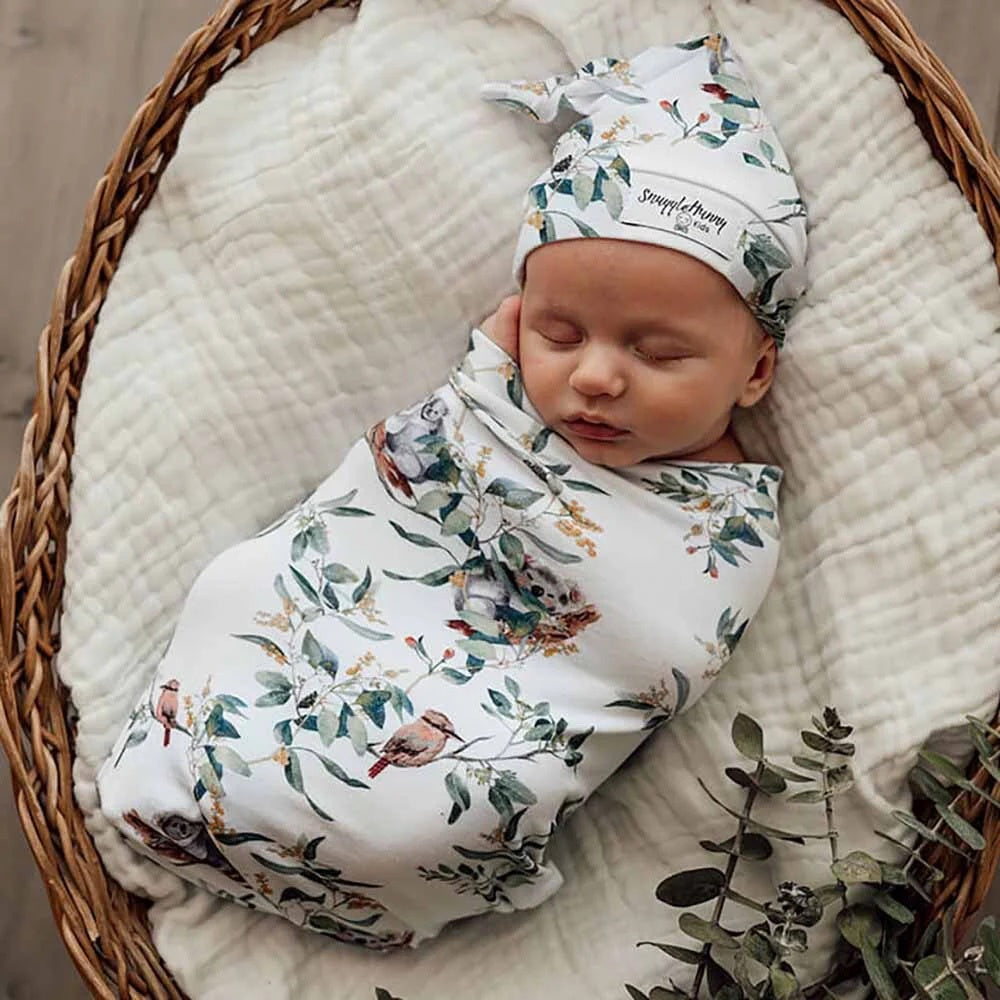 Eucalypt Swaddle Beanie Set