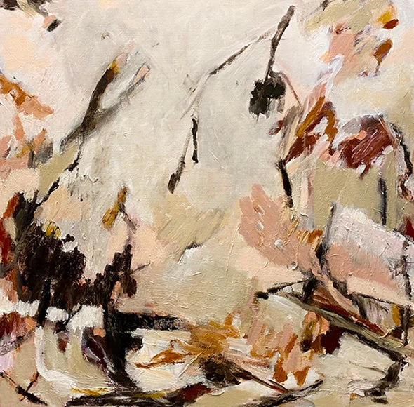 Original artwork by Helen Katavatis featuring soft pastel and earthy tones.