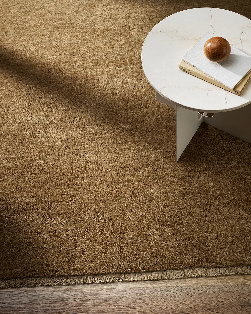 Baya Sandringham rug fenugreek colour